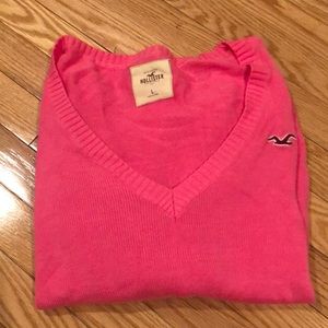 Lightweight Hollister Sweater - Hot Pink